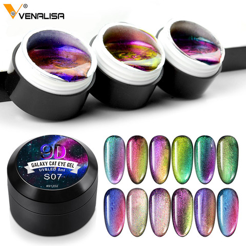 Venalisa 9d yeux de chat Gel magnétique vernis à ongles Design manucure 7.5/5Ml tremper émail UV Gel vernis à ongles vernis ► Photo 1/6