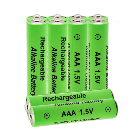 10pc AAA batterie 1.5V 3000mAh batterie alcaline Rechargeable pour torche jouets horloge lumineuse lecteur MP3 remplacement Ni-Mh AAA 3A cellules ► Photo 1/6