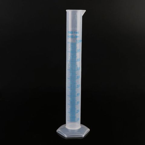 Cylindre de mesure, Test de laboratoire, Tube de Test de liquide gradué, nouveau, 1 pièce ► Photo 1/6