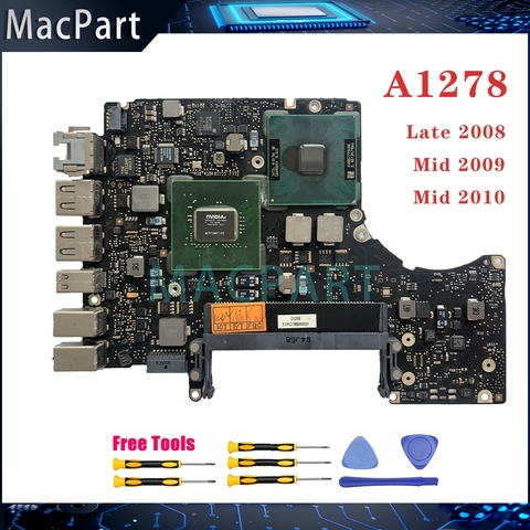 Carte mère pour Macbook Pro, originale et testée, 13 pouces, carte graphique 820-2327-A 820-2530-A 820-2879-B Core 2 Duo, années 2008, 2009 ► Photo 1/6