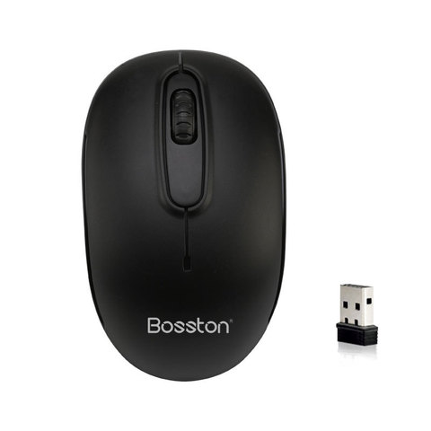 Bosston – Mini souris d'ordinateur sans fil 2.4Ghz, pour la maison, le bureau, ordinateur portable, Q1 ► Photo 1/5