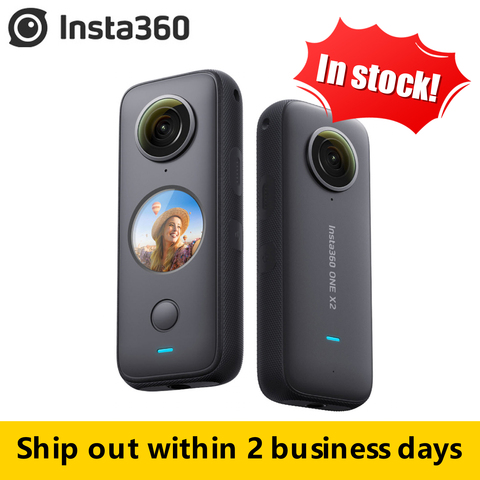 Insta360 One X2 360 caméra d'action 5.7K VR vidéo 10M étanche Insta 360 One X2 poche Panorama sous-marine casque Pro Sport Cam ► Photo 1/6