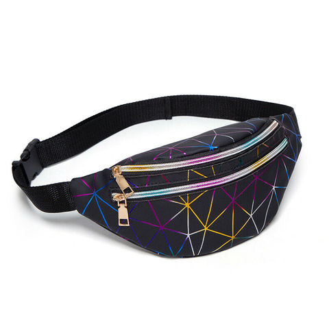 Nouvelle mode femmes filles voyage taille Fanny Packs argent ceinture portefeuille Bum sac pochette sacs ► Photo 1/6