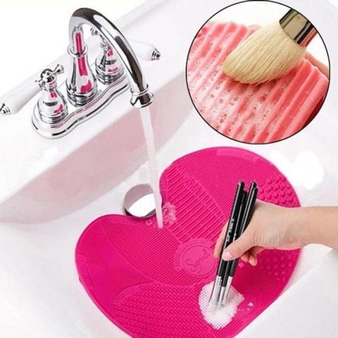 Silicone maquillage brosse nettoyant maquillage brosse de lavage lavage cosmétique fond de teint maquillage brosse nettoyant tampon épurateur conseil outil ► Photo 1/6