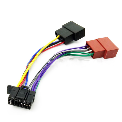 Faisceau de câblage stéréo 16 broches pour Sony Radio, pour Sony Radio 2013 + prise ISO, adaptateur automatique, connecteur de faisceau de câblage ► Photo 1/2