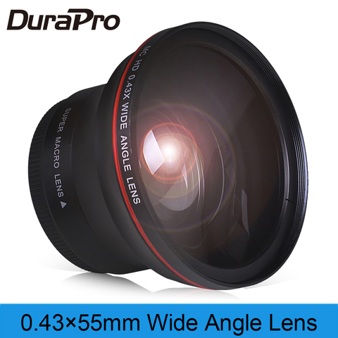 Objectif grand Angle HD professionnel 55mm 0.43x (avec partie Macro) pour Sony Alpha SLT-A99V, A99II, A99, A77II, A77, A68, A58 A57 A65 ► Photo 1/6