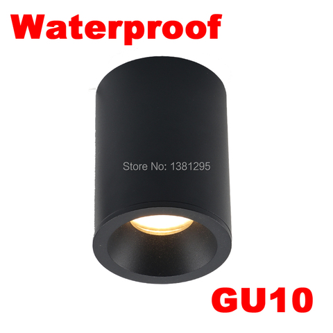 Extérieur étanche IP65 monté en Surface LED COB Downlight pour salle de bain salon cuisine GU10 plafond Spot luminaire ► Photo 1/6