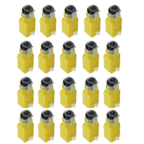 20 pièces, 3V-12V DC, 70ma (3V), Robot Intelligent, à double arbre, moteur TT pour voiture Robot, micro 7x2,2x1,8 cm ► Photo 1/6