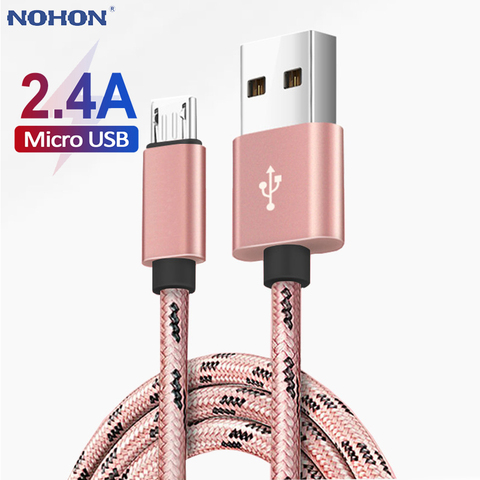 25CM 1M 2M 3M Micro USB chargeur câble pour Samsung galaxy S7 S6 bord A3 A5 Xiaomi Redmi Note 5 6 6A Android téléphone données cordon fil ► Photo 1/6