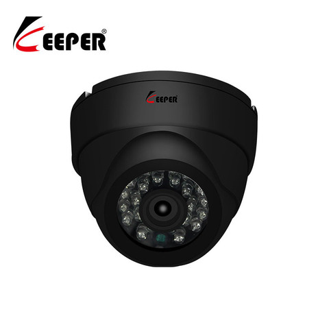 Keeper HD mini dôme AHD | Caméra de Surveillance haute définition 1,3 mp, caméra de sécurité à infrarouge 960P et à vidéosurveillance, dôme étanche pour l'extérieur ► Photo 1/1