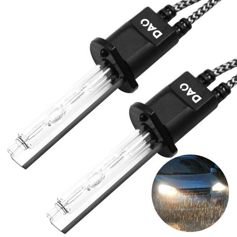 2 pièces H1 H7 5500K/6500K Auto phare HID xénon ampoule lampe universelle économiseuse d'énergie haute luminosité voiture véhicule camion SUV ATV lampe ► Photo 1/6