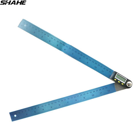 12 ''300mm Numérique Angle Règle En Acier Inoxydable Électronique Angle Compteur Électronique Rapporteur Goniomètre Numérique Angle Gauge ► Photo 1/6
