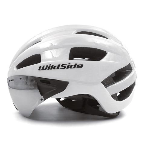 Casque de vélo adulte casque urbain route vtt VTT aero montre course vélo casque avec lunettes de soleil visière lunettes 2022 ► Photo 1/6