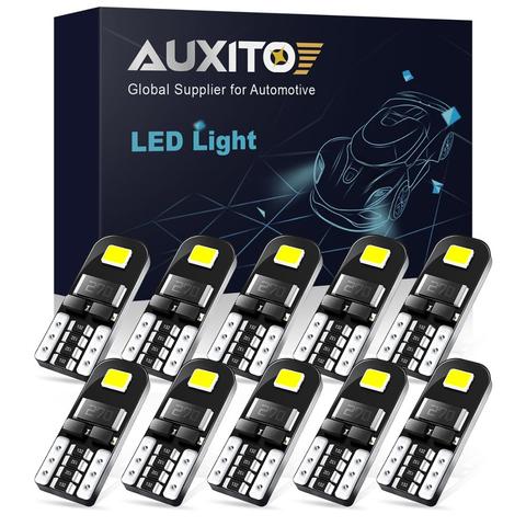 10 pièces T10 LED Canbus W5W 194 LED de Stationnement de Voiture Pour BMW E46 E60 E90 Mercedes Benz W203 Kia Rio 2 Toyota Camry Audi A6 A4 Q5 ► Photo 1/6