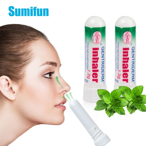 Huiles essentielles, inhalateur Nasal, 1/3/5 pièces, 100% d'origine, pommade à base d'herbes, rhinite, crème de menthe, rafraîchir le nez, froid ► Photo 1/6