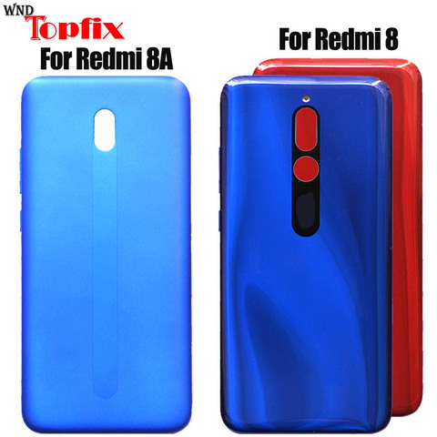 Coque arrière en verre pour Xiaomi Redmi 8a, couvercle de batterie d'origine ► Photo 1/6