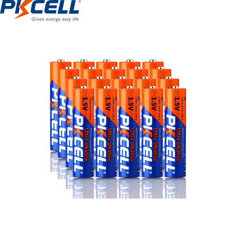 20PC PKCELL 1.5V AAA pile alcaline LR03 E92 AM4 MN2400 MX2400 1.5 volts 3A AAA Batteria pile sèche pour thermomètre électronique ► Photo 1/6