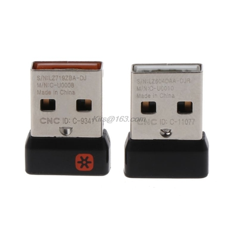 Adaptateur USB unificateur récepteur Dongle sans fil, pour logitech Mouse, connecter 6 appareils pour MX, M905, M950, M505, M510, M525, Etc. ► Photo 1/6