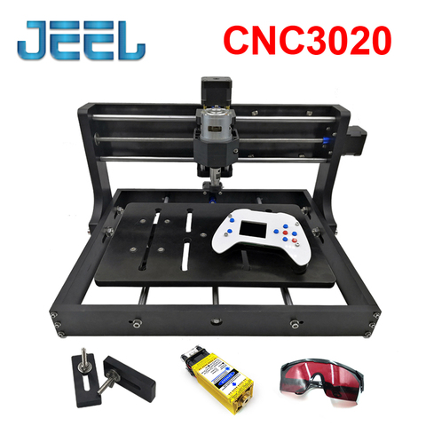 Bricolage CNC 3020 Machine de gravure, routeur en bois, Cutter, graveur Laser peut utiliser avec le contrôle GRBL et hors ligne ► Photo 1/6