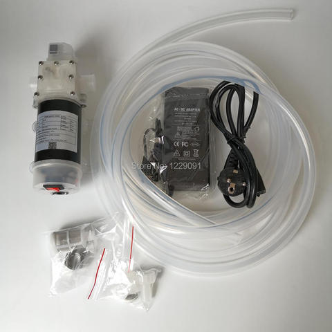 Pompe à liquide à diaphragme de qualité alimentaire G1/2 ports DC 12V 80W, pompe de surpression auto-amorçante avec commutateur automatique, 13l/min pour le lait de vin rouge ► Photo 1/1