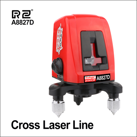 RZ Laser niveau 2 3 ligne ligne de faisceau rouge 360 degrés niveau rotatif auto-nivelant Horizontal et Vertical disponible ligne automatique niveau Laser ► Photo 1/6