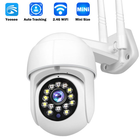 Yoosee – caméra de surveillance dôme extérieure IP WiFi HD 2MP/1080P, dispositif de sécurité domestique intelligent, avec Vision nocturne et couleur, protocole Onvif PTZ ► Photo 1/6
