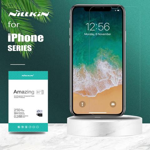 Nillkin pour l'iphone XS MAX XR 7 8 Plus Incroyable 9 H + Pro Trempé Verre Protecteur D'écran Pour iPhone XR XS Max 7 8 Plus Nilkin Verre ► Photo 1/6