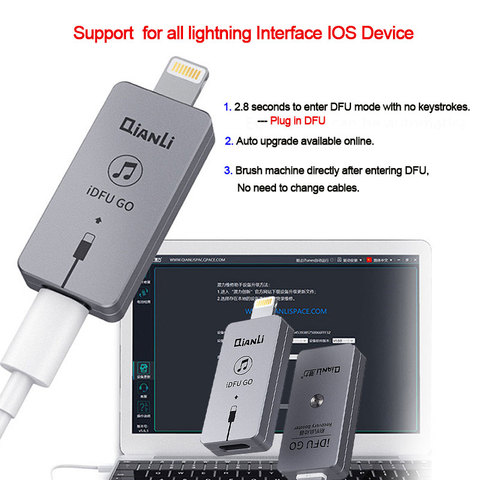 Qianli iDFU GO – outil brosse de raccourci, outil de démarrage rapide, 2.8 pouces, artefact, entrez directement en Mode de récupération pour l'interface Lightning IOS ► Photo 1/1