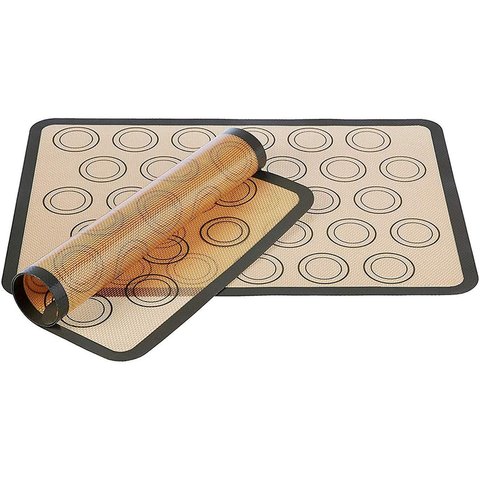 Tapis de cuisson en Silicone Macaron-pour casseroles-Macaron/pâtisserie/fabrication de biscuits-outil de cuisine antiadhésif de qualité professionnelle ► Photo 1/6