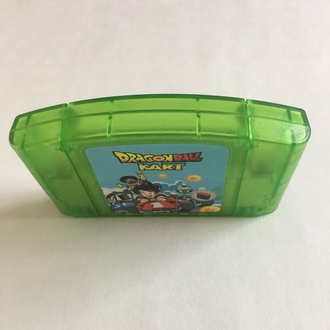 Cartouche de jeu vidéo Dragonball N64 64, 64 bits, Version américaine, coque verte transparente, langue anglaise ► Photo 1/2