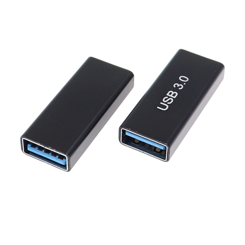 Adaptateur USB 3.0 Type A femelle vers femelle, coupleur AF vers AF, convertisseur d'extension pour ordinateur portable ► Photo 1/6