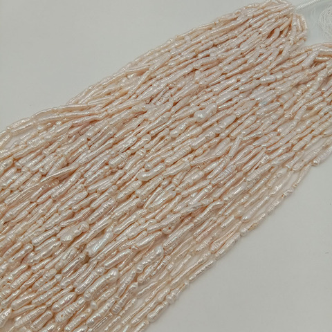 BIWA-perles d'eau douce, 16 pouces, perle d'eau douce, 100% nature, en forme BAROQUE, longueur de 15 à 36 mm ► Photo 1/6