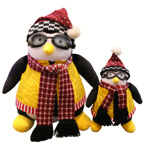 Peluche en forme de pingouin pour cadeaux, 25cm, 45cm ► Photo 1/5