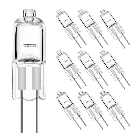 10 pièces 12V ampoules 5W/10W/20W/35W/50W G4 ampoules d'éclairage intérieur Globe Lot JC LED perles insérées lampes en cristal ampoule halogène ► Photo 1/6