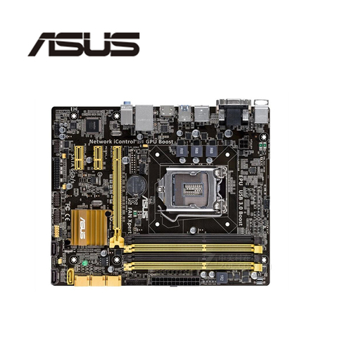 Carte mère originale pour ordinateur Asus B85M-G, processeur usb B85 LGA 1150, processeur Core i7 i5 i3/SATA3 ► Photo 1/1