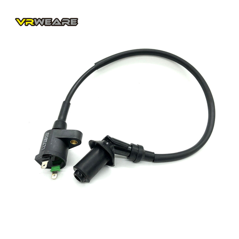 Bobine d'allumage haute pression pour moto GY6, compatible GY6-50 GY6, 50cc, 125cc, 150cc, moteurs, Scooter, ATV, Quad, noir ► Photo 1/5