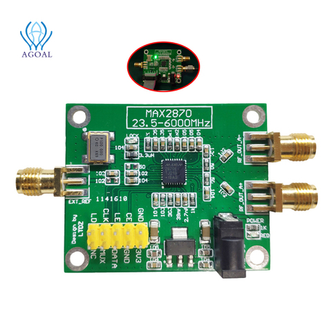 LTDZ MAX2870 3.3-23.5 Mhz, 6000 V DC 5V, analyseur de spectre, Source de Signal, RF, outil d'analyse du domaine de fréquence, contrôle SPI ► Photo 1/1