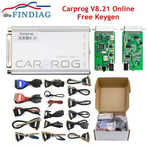 Carprog – programmeur d'adaptateur, Version complète originale V8.21 V10.93, réinitialisation de l'airbag, outil de réparation IMMO avec Keygen en ligne, prix le plus bas, 2022 ► Photo 1/6