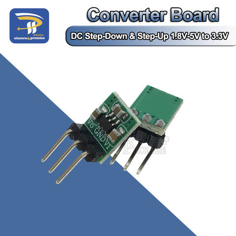 Mini convertisseur abaisseur et élévateur cc 2 en 1, alimentation 1.8V-5V à 3.3V, pour Module Arduino Wifi et Bluetooth ESP8266 HC-05 CE1101 LED ► Photo 1/6