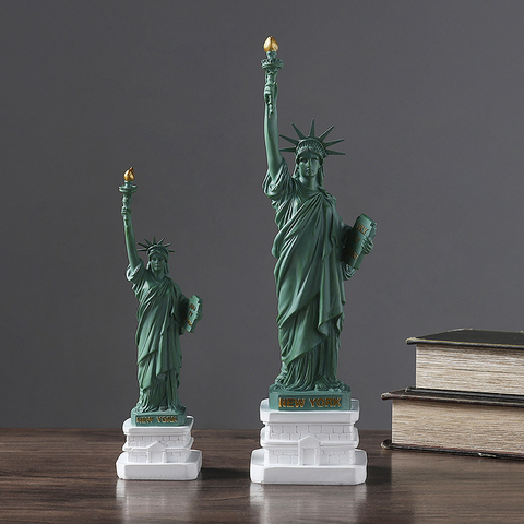 Home Decoration Statue of Liberty Resin Sculpture Office Living Room Decoration Sculpture  Home Decoration Room Decoration ► Photo 1/6