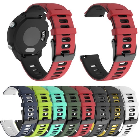 Bracelet Sport en Silicone souple, 20mm 22mm, pour Xiaomi LS05, pour HUAWEI WATCH GT 2, pour Garmin ► Photo 1/6