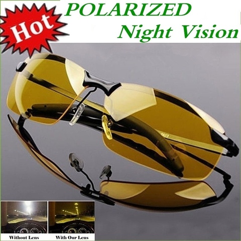 2022 lunettes de Vision nocturne lunettes de soleil polarisées photochromiques hommes Sport de plein air lunettes de soleil jour nuit Vision pilote lunettes ► Photo 1/6
