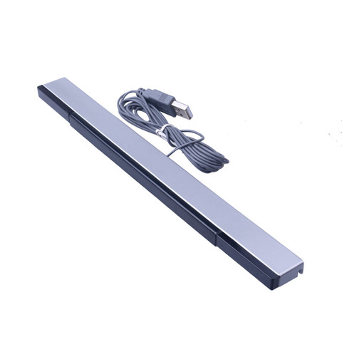 Pour la barre de capteur de jeu vidéo Wii récepteurs filaires infrarouge IR Signal Ray prise USB barre de capteur de remplacement pour Nitendo sera à distance ► Photo 1/6