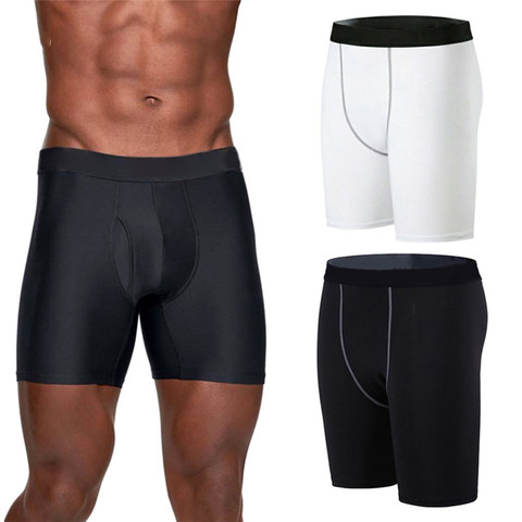 Hommes Compression court collants de course hommes séchage rapide salle de Sport Fitness Sport Leggings Short de course sous-vêtements masculins Shorts de Sport ► Photo 1/6