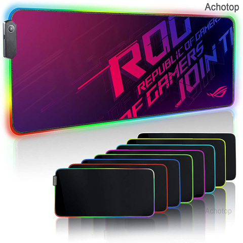 ASUS – grand tapis de souris de jeu RGB, pour ordinateur de bureau, rétro-éclairé RGB, LED, XXL ► Photo 1/6