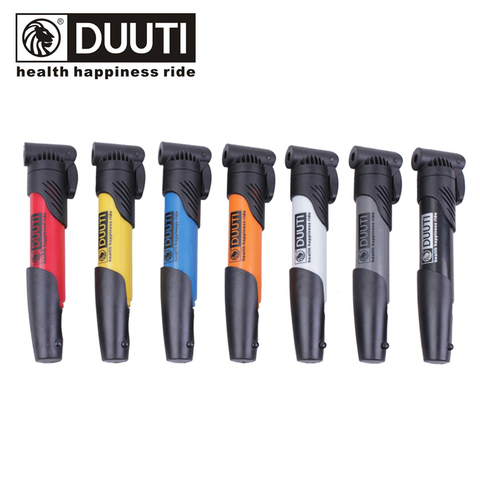 DUUTI – Mini pompe à Air Portable en plastique pour vélo, haute résistance, gonfleur de pneus de vélo, accessoires Super légers pour vtt et vélo de route ► Photo 1/6