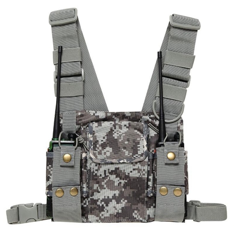 Porte-harnais tactique Airsoft, gilet d'épaule Radio, support de harnais de poitrine, plate-forme pour la chasse au Paintball ► Photo 1/1