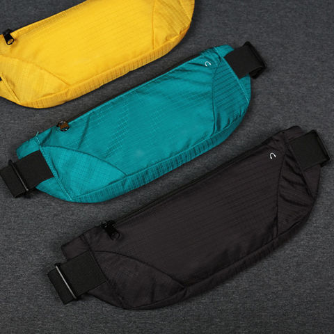 Sac banane coloré imperméable pour hommes et femmes, sac à bandoulière pour course à pied, Jogging, ceinture, pochette, fermeture éclair ► Photo 1/5