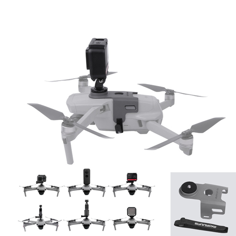 Sunnylife – support de caméra de sport, lumière de remplissage, pour Drone DJI Mavic Air 2 pour GoPro/Insta360 Osmo Action ► Photo 1/6