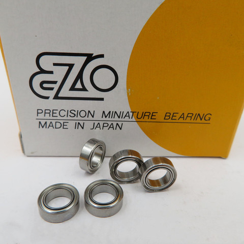 10 pièces japon EZO acier inoxydable portant SMR63/74/84/85/95/105/115/106/126/117/137/128/148ZZ roulements miniatures de haute précision ► Photo 1/6